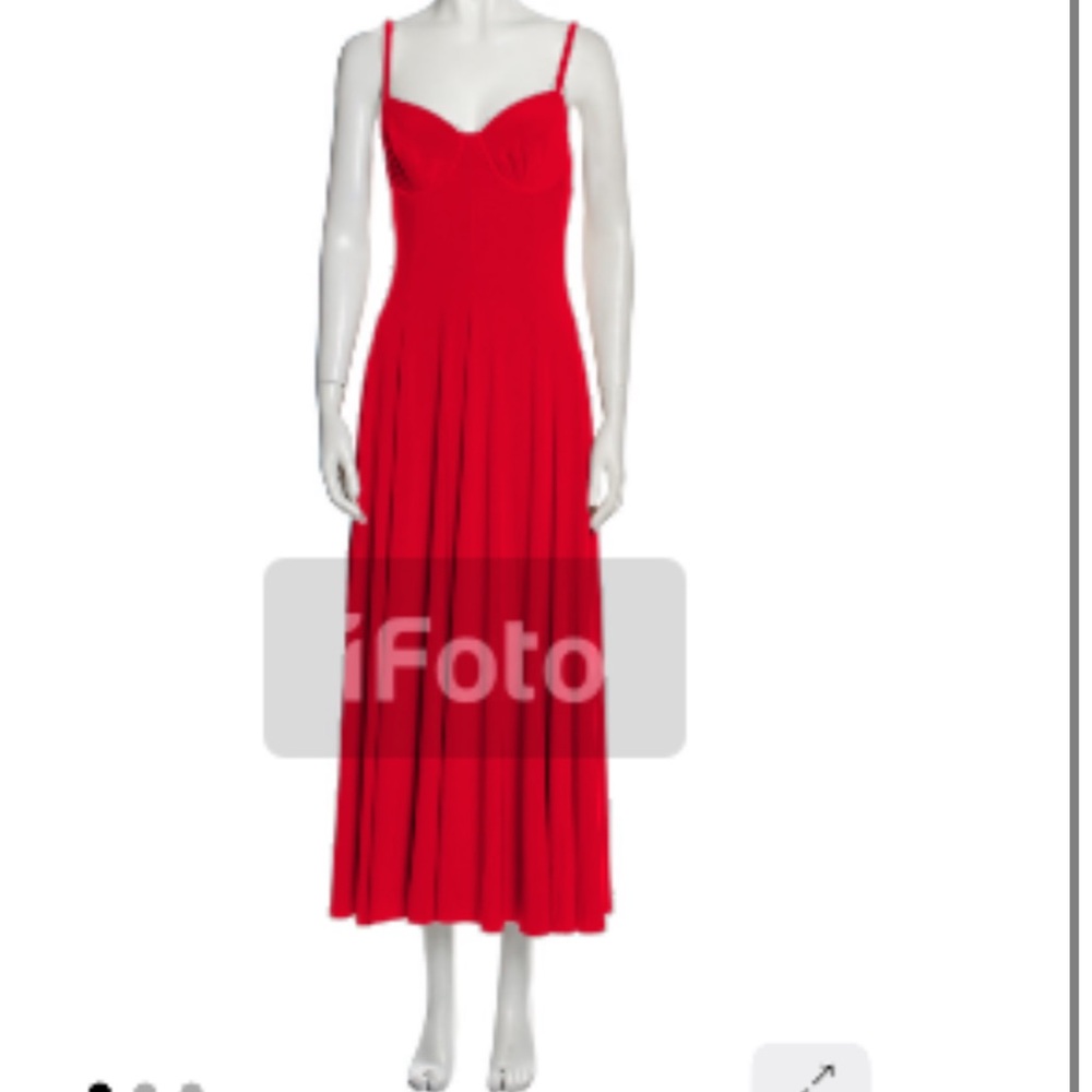 Vintage 90’s Norma Kamali Red dress (Valentino Red)